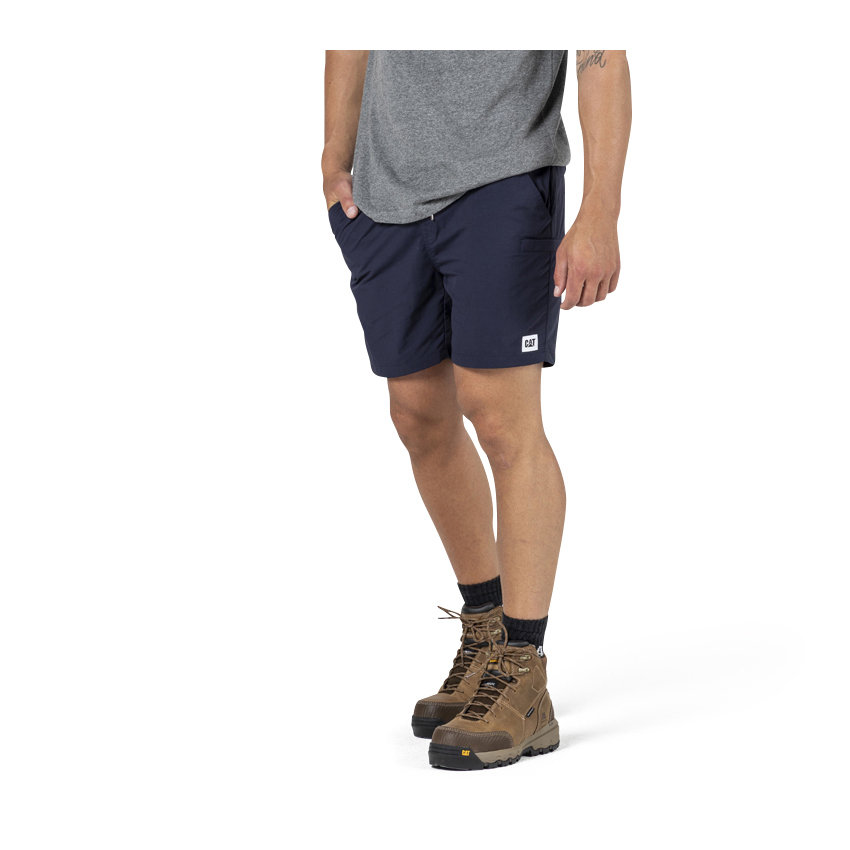 Caterpillar Nylon - Mens Shorts - Navy - NZ (263WBVIFP)